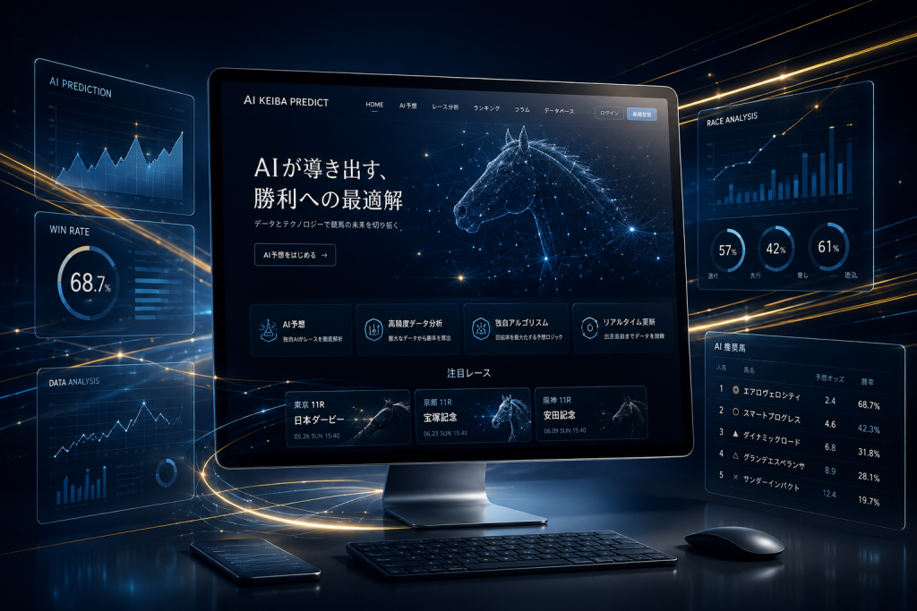 AI KEIBA PREDICTにリニューアルしました