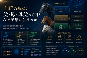 血統の基本：父・母・母父って何？なぜ予想に使うのか