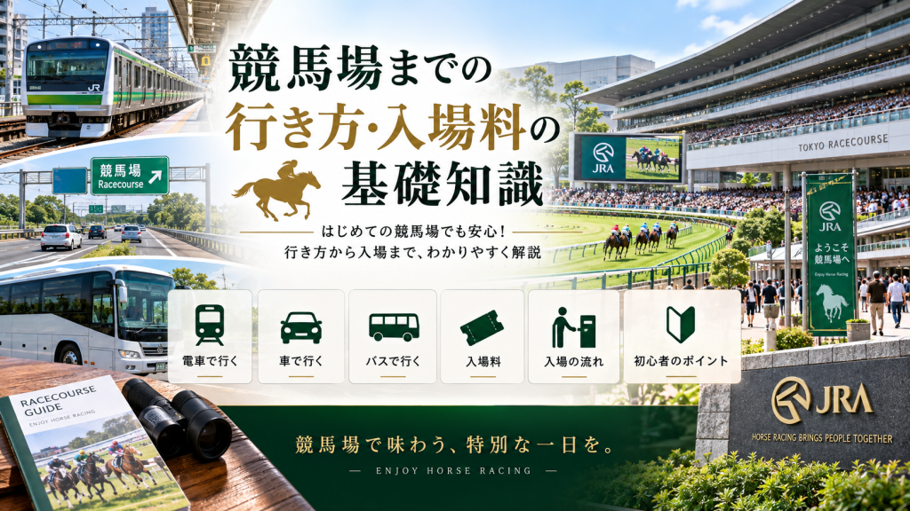 競馬場までの行き方・入場料の基礎知識