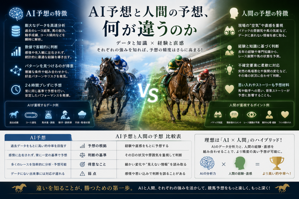 AI予想と人間の予想、何が違うのか